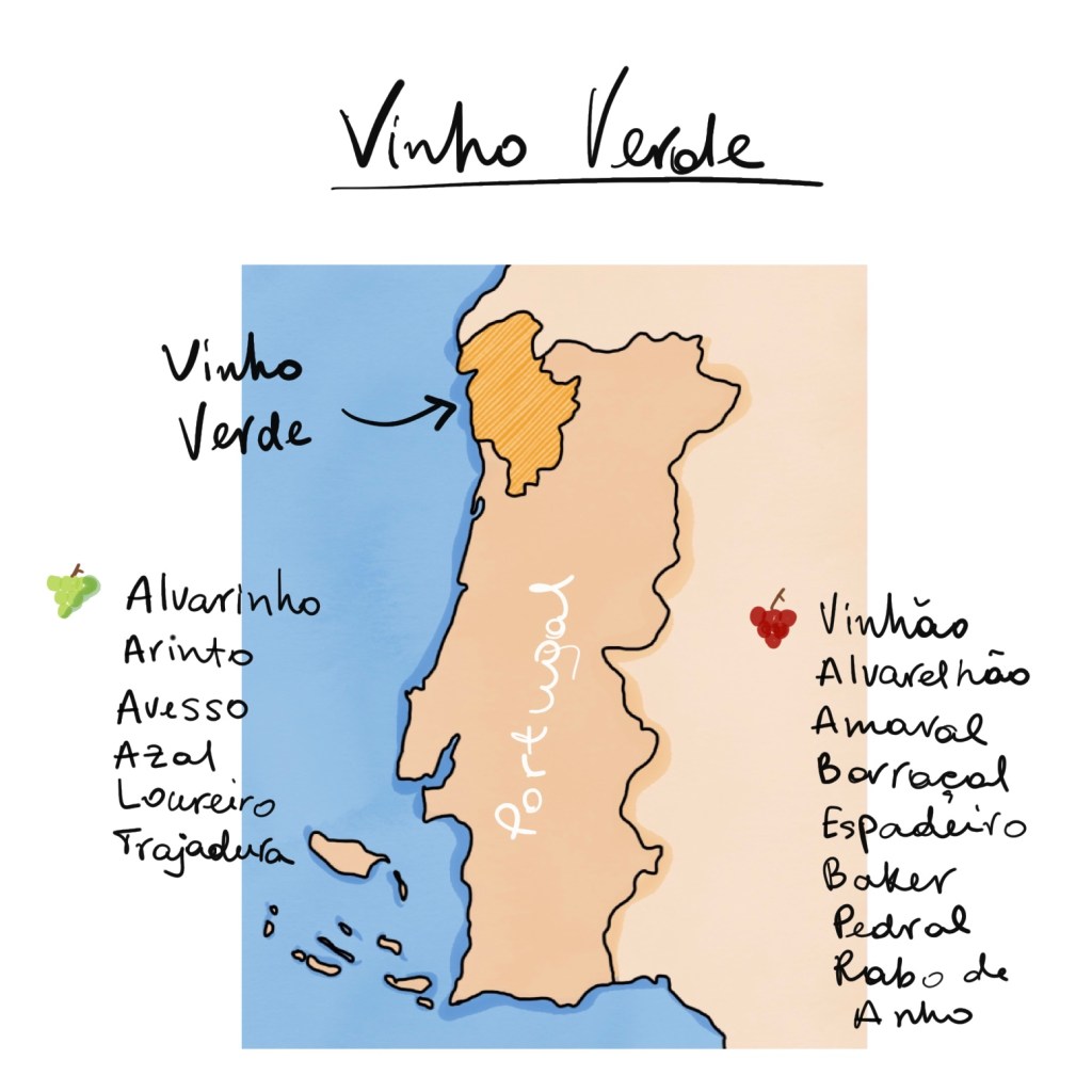 Vinho verde, wine, red wine, white wine, albarino, alvarihno, portugal, portuguese wine