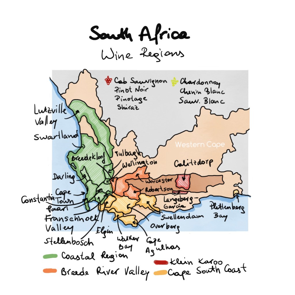 south africa, south african wine, wine, red wine, pinotage, white wine, western cape